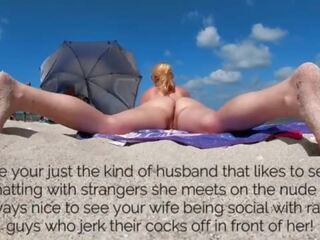 Razstavljavec žena mrs poljub goli plaža popotnik kurac tease&excl; shes ena od moj najljubši razstavljavec wives&excl;