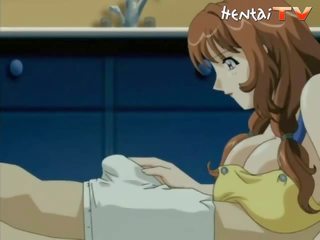 Breasty manga moglie scopata