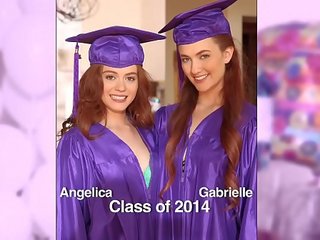 Tytöt mennyt villi - yllätys graduation puolue varten teini-ikä päät kanssa lesbo seksi